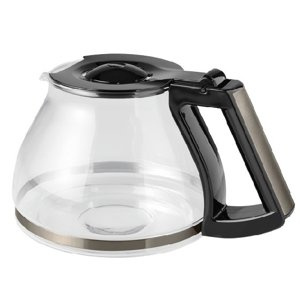 Szklany dzbanek Melitta® AromaFresh RWT czarny ze stalą nierdzewną 1021-03