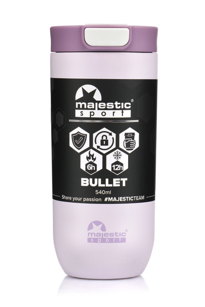 Kubek termiczny Majestic Sport Bullet 540 ml - Różowy