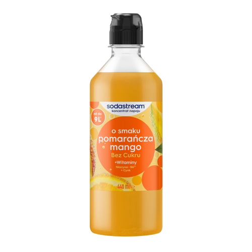 Syrop SodaStream Orange Mango Zero 440 ml - Bez cukru