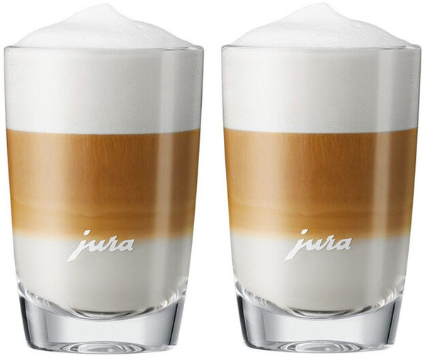 OUTLET - Szklanka do kawy latte JURA - zestaw 2 sztuk
