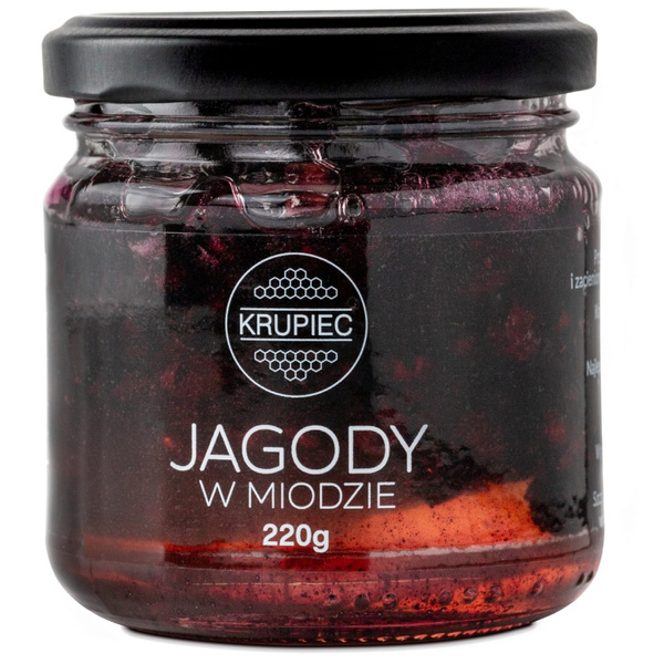 Jagody w miodzie Krupiec 220g