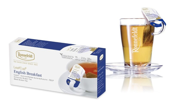 Czarna herbata Ronnefeldt Leaf Cup Classic English Breakfast 15x2,2g