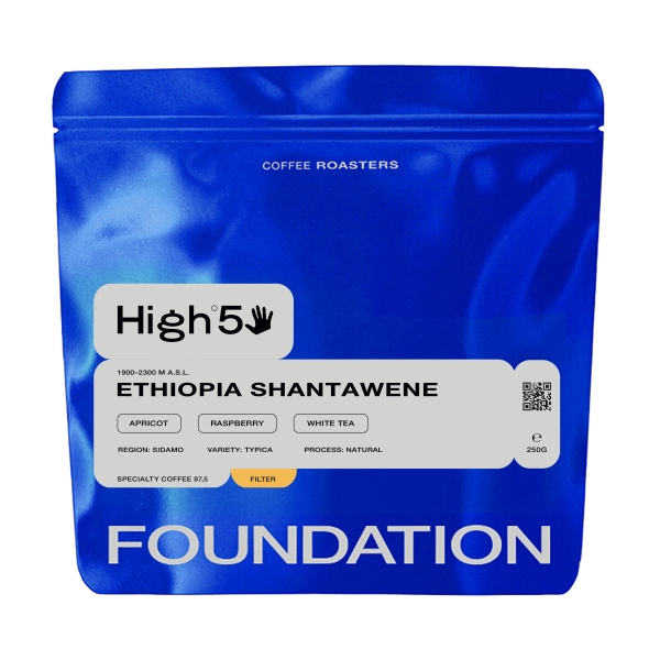 Kawa ziarnista Foundation Coffee Roasters High5 Ethiopia Shantawene Filtr 250g