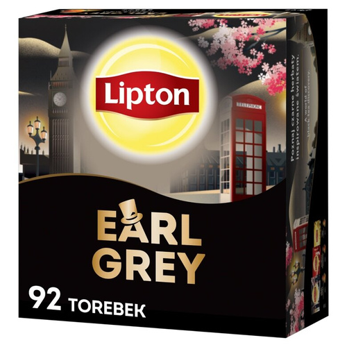 Herbata czarna Lipton Earl Grey 92x1,5g - opinie w konesso.pl