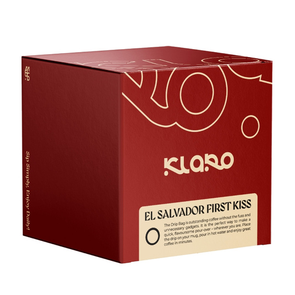 Drip Bag Cofee Klaro Salwador First Kiss 8x11g