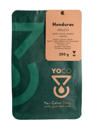 Kawa ziarnista Yoco Coffee Honduras Aruco 250g