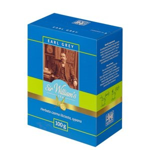 Czarna herbata liściasta Sir Williams Tea Earl Grey 100g - opinie w konesso.pl