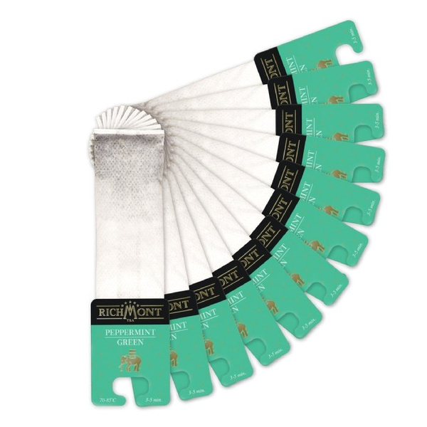 Zielona herbata Richmont Peppermint Green 12x4g