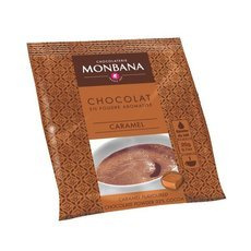 Karmelowa czekolada na gorąco Monbana - saszetka 25g - NIEDOSTĘPNY
