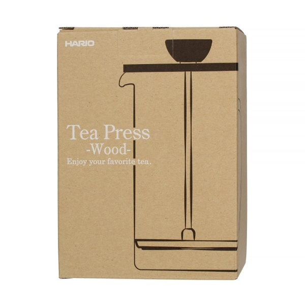 Zaparzacz do herbaty Hario Tea Press - Olive Wood 600 ml - NIEDOSTĘPNY