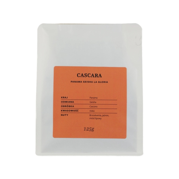 Kawa ziarnista Instytut Kawy Cascara Panama Geisha La Gloria 125g