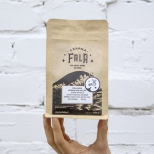 Kawa ziarnista Czarna Fala DECAF Kolumbia Excelso Sugarcane FILTR 250g - bezkofeinowa - NIEDOSTĘPNY