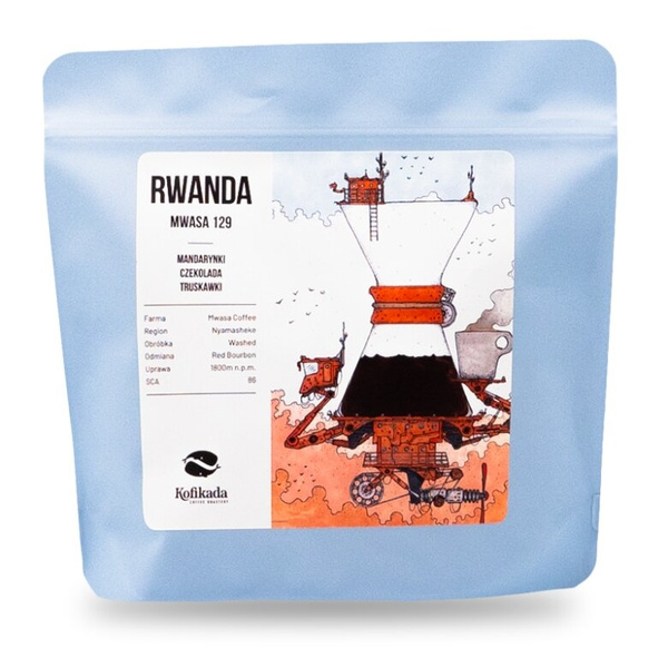 Kawa ziarnista Kofikada Rwanda Mwasa 129 250g 