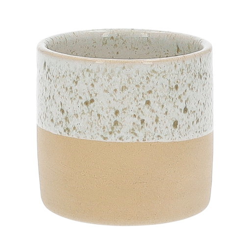 Ceramiczny kubek do espresso POTPOTSTUDIO - Toskania Szary 100 ml - opinie w konesso.pl