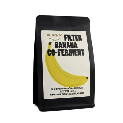 Kawa ziarnista Momento Kolumbia El Vergel Estate Co-Ferment Banana 200g