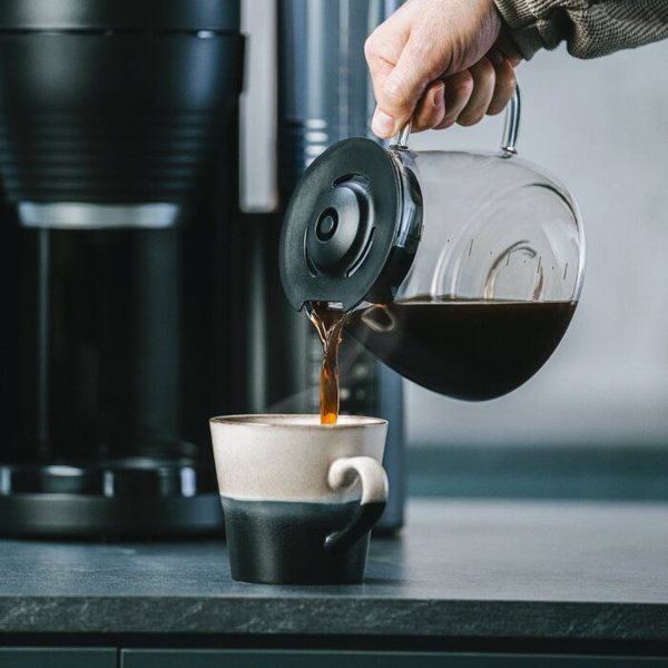 Ekspres przelewowy Melitta AromaFresh PRO II 1030-01 - Czarny mat + 250G KAWY GRATIS