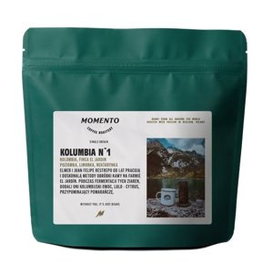Kawa ziarnista Momento Kolumbia El Jardin 250g - NIEDOSTĘPNY