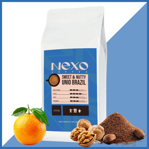 Kawa ziarnista NEXO Coffee Unio Brazil 1kg