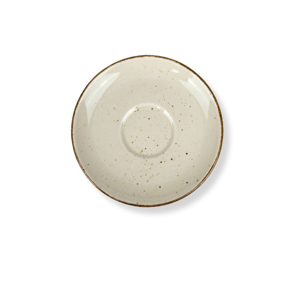 Filiżanka ze spodkiem Lubiana Aida ART 180 ml - Beżowa