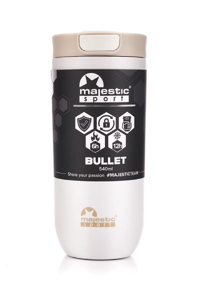Kubek termiczny Majestic Sport Bullet 540 ml - Beżowy