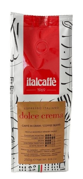 Kawa ziarnista Italcaffe Espresso Italiano Dolce Crema 250g