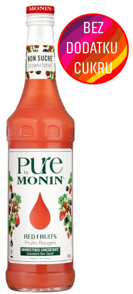 Syrop bez dodatku cukru PURE by MONIN - Owoce leśne 0,7 L