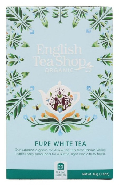 Biała herbata English Tea Shop Pure White Tea 20x2g