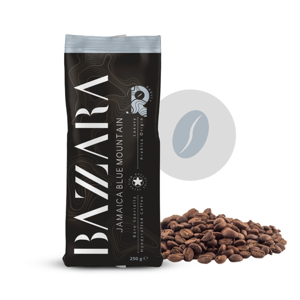 Kawa ziarnista Bazzara Rarity Luxury Origin Jamaica Blue Mountain 250g