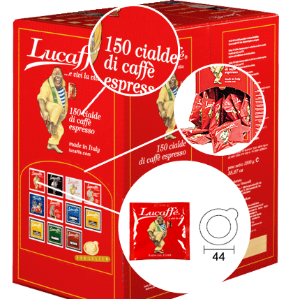 OUTLET - Kawa Lucaffe Classic - saszetki ESE 150 sztuk