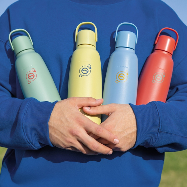 Butelka termiczna SodaStream Fizz&Go 0,9l - Pomarańczowa + GRATIS Syrop SodaStream