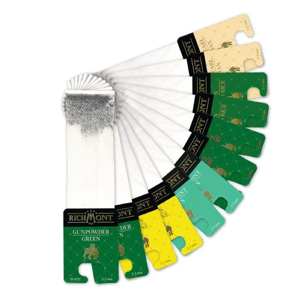 Mix zielonych i białych herbat Richmont 12x4g