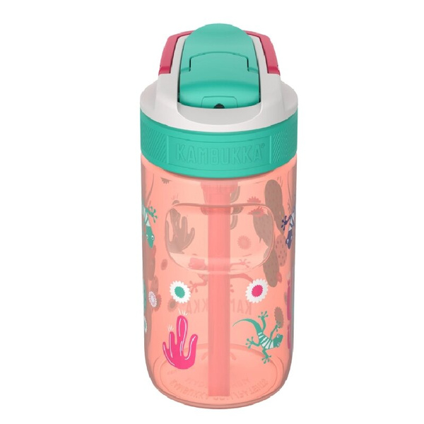 Butelka na wodę dla dzieci Kambukka Lagoon 400ml - Cactus Gekko