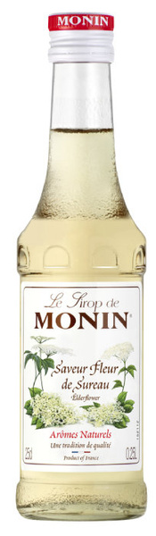 OUTLET - Syrop MONIN ELDERFLOWER 0,25 l - kwiat czarnego bzu