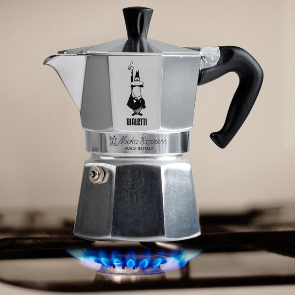 ZESTAW - Kawiarka Bialetti Moka Express 6TZ + Kawa mielona Bialetti Perfetto Moka Classico 250g – NIEDOSTĘPNY