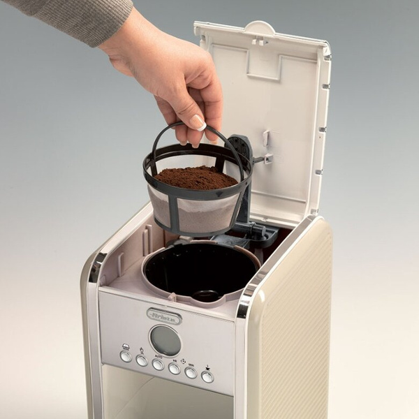OUTLET 9892 - Ekspres przelewowy Ariete Vintage American Drip Coffee 1342/03 - Beżowy