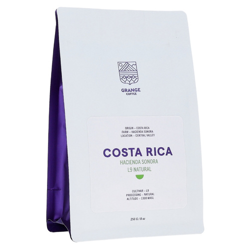Kawa ziarnista Coffee Grange Costa Rica Hacienda Sonora L9 Natural 250g