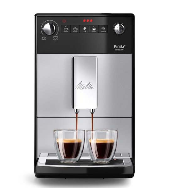 OUTLET 15949 - Ekspres do kawy Melitta Purista F23/0-101 - srebrno czarny