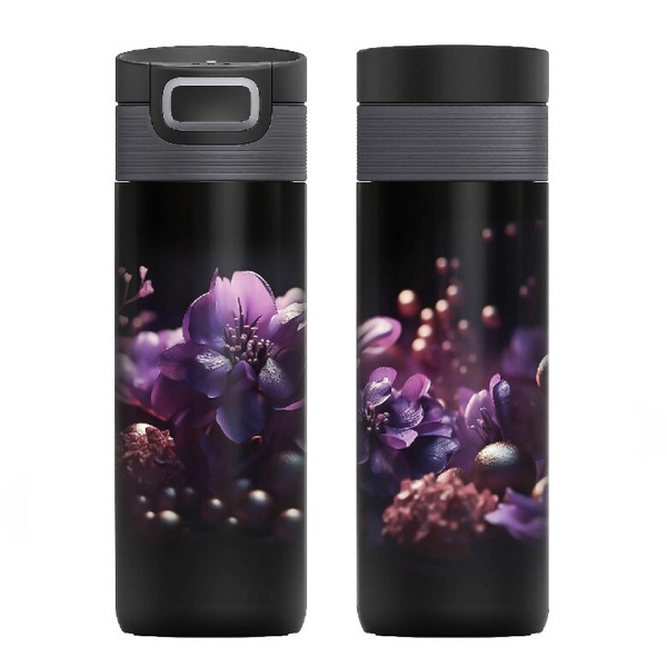 Kubek termiczny Kambukka Etna Purple Flower 500 ml - Edycja limitowana - NIEDOSTĘPNY