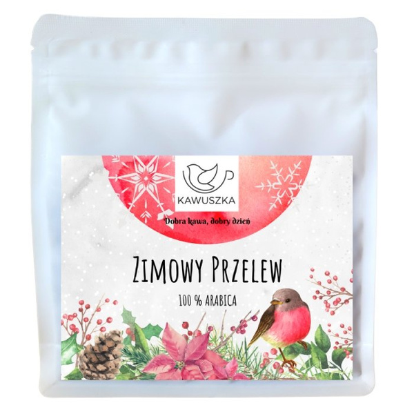 Kawa ziarnista Kawuszka Zimowy Przelew 250g - NIEDOSTĘPNY