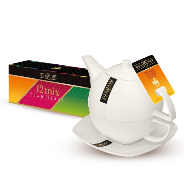 Zestaw prezentowy Richmont - Dzbanek Duo + herbaty