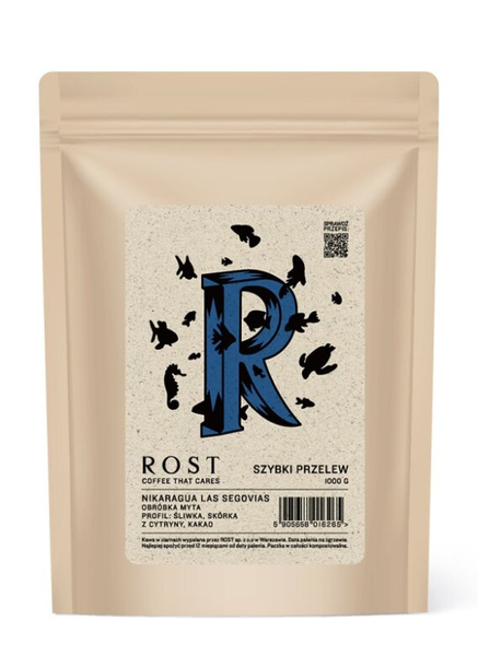 Kawa ziarnista ROST Nikaragua Las Segovias Szybki Przelew 1kg - NIEDOSTĘPNY
