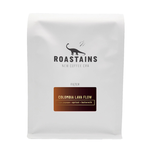 Kawa ziarnista Roastains Kolumbia Lava Flow FILTR 250g – NIEDOSTĘPNY