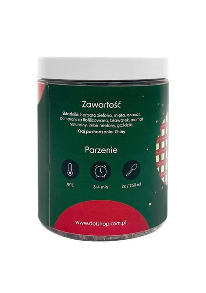 Herbata zielona dot. Driving Home For Christmas 70g