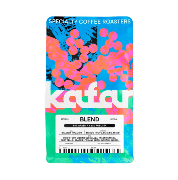 Kawa ziarnista Kafar Klasyczny Blend 80/20 250g