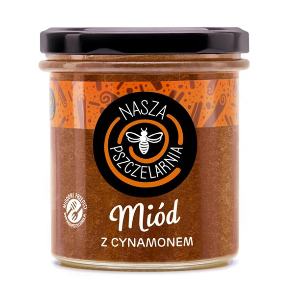 Miód z cynamonem Nasza Pszczelarnia 420g