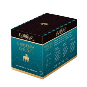 Herbata czarna Richmont Darjeeling SFTGFOP1 40x4g - opinie w konesso.pl