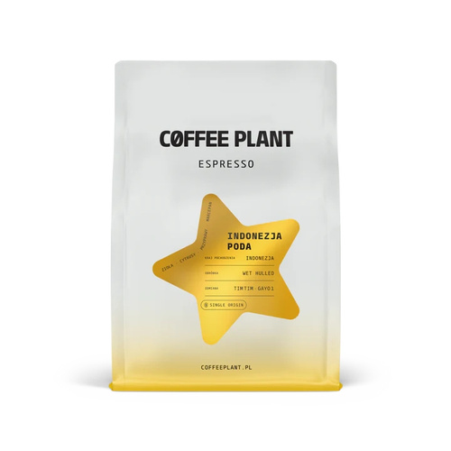 Kawa ziarnista COFFEE PLANT Indonezja Poda Espresso 250g – NIEDOSTĘPNY