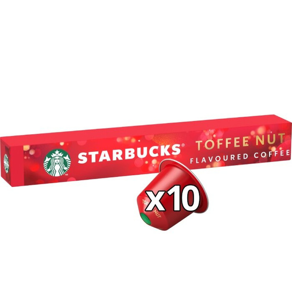 OUTLET - Kapsułki do Nespresso STARBUCKS® Toffee Nut 10szt HOLIDAY BLEND