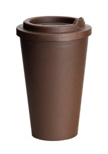 Kubek termiczny z fusów kawowych BIOFFEE 350ML - Brązowy
