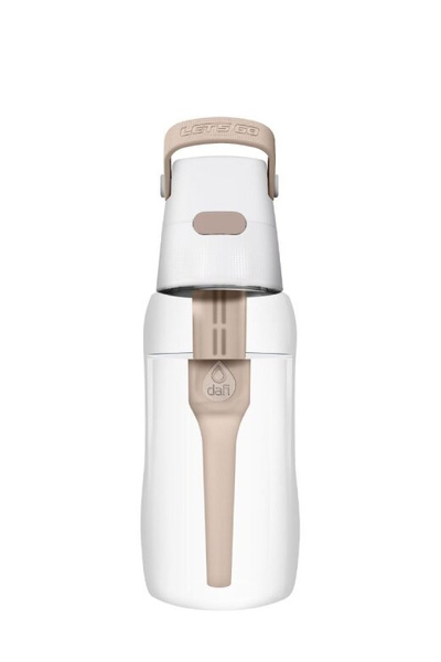Butelka filtrująca Dafi SOLID 0,5 l + filtr węglowy - Cappuccino